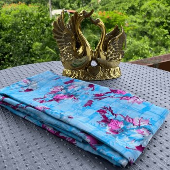 Reniyal Turkey Silk Saree - Blue